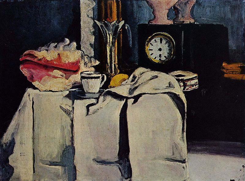Paul Cezanne The Black Marble Clock China oil painting art